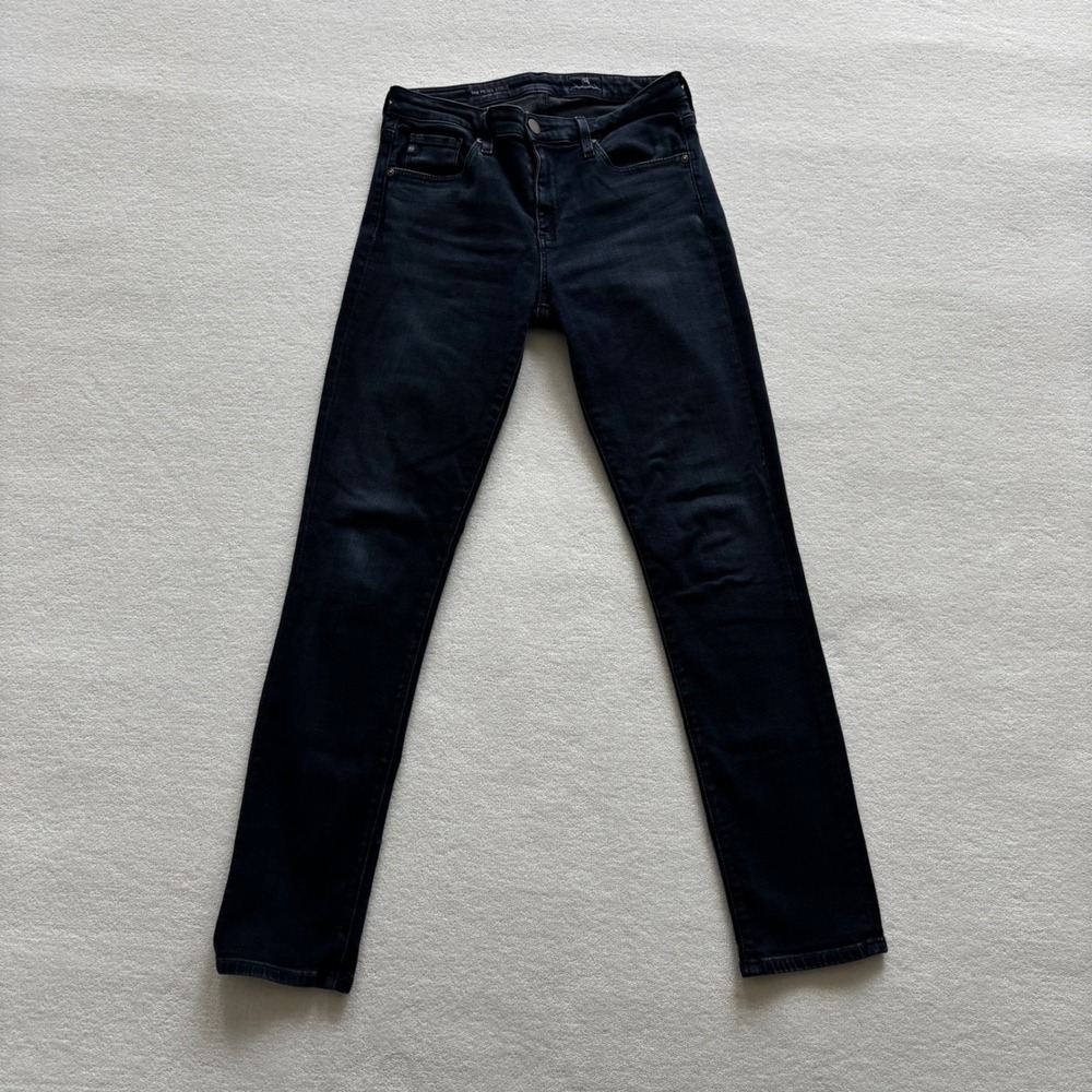 AG Adriano Goldschmied The Prima Ankle Jeans Womens 26R Dark Wash Cigarette Leg‎